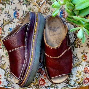 🥔 Dr.Marten Brown Mule platform Sandals🥔
